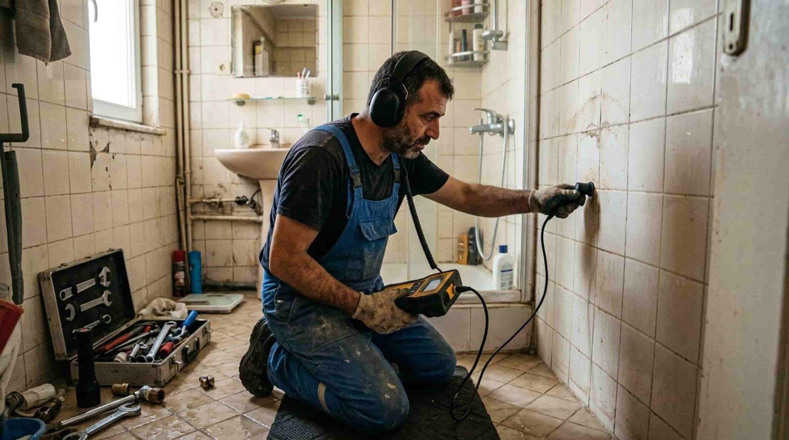 Su Kaçağı Tespiti hizmetini anlatan tesisat görseli